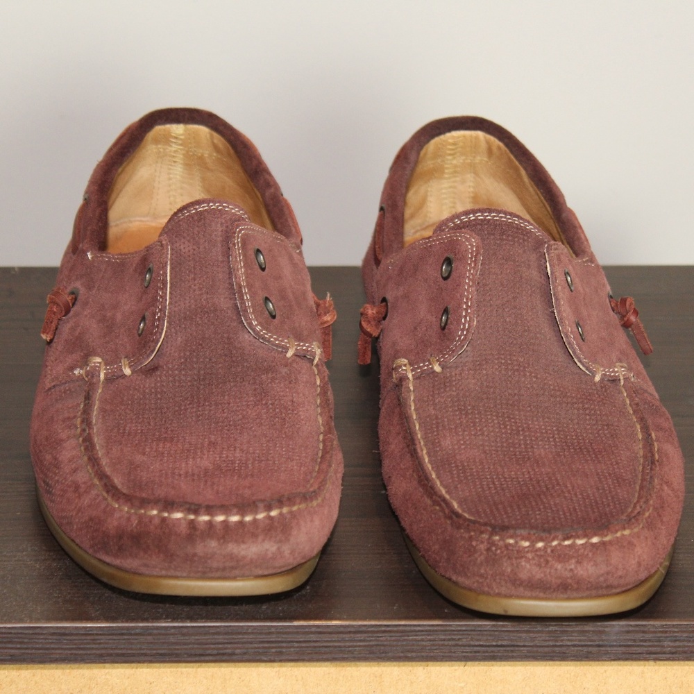 John Varvatos Burgundy Loafers Men's Size 11